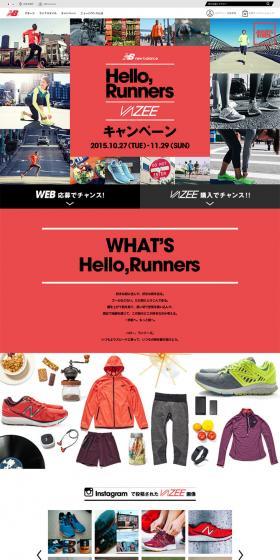 Hello,Runners