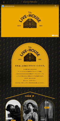 JOHNNIE  WALKER PRESENTS “The LIVE-HOUSE”