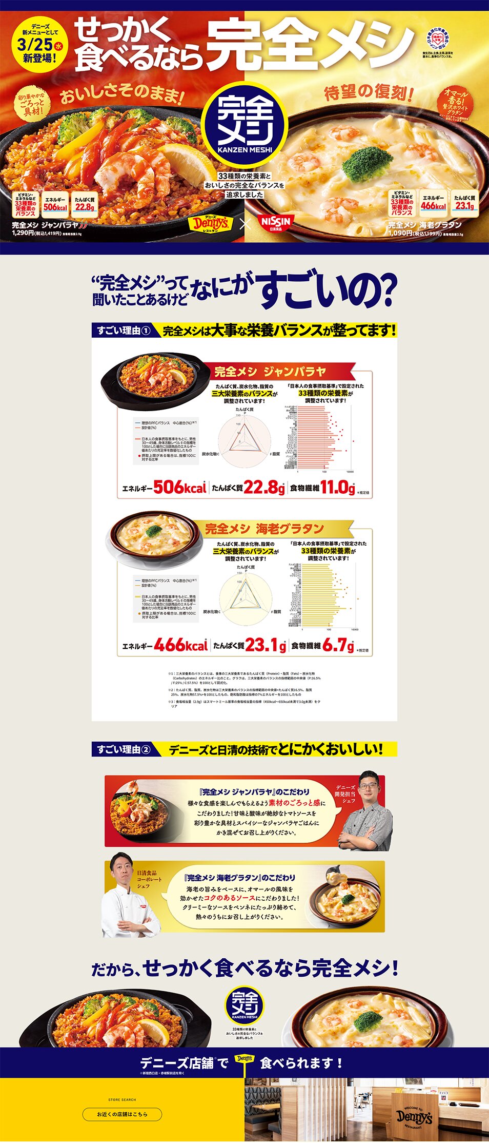 Kanzen Meshi LP design (Prepared foods, dishes, and cuisine / Shades of blue / Simple)