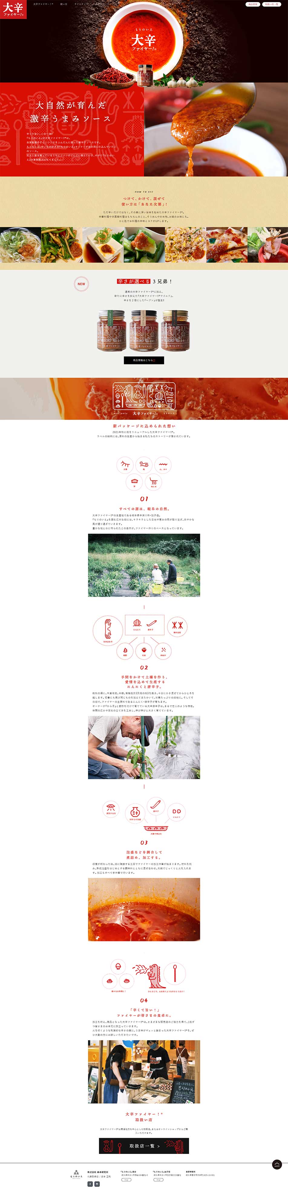 Ookara Faiyaa!®︎ LP design (Canned and jarred goods / Red tones / Stylish type) PC version