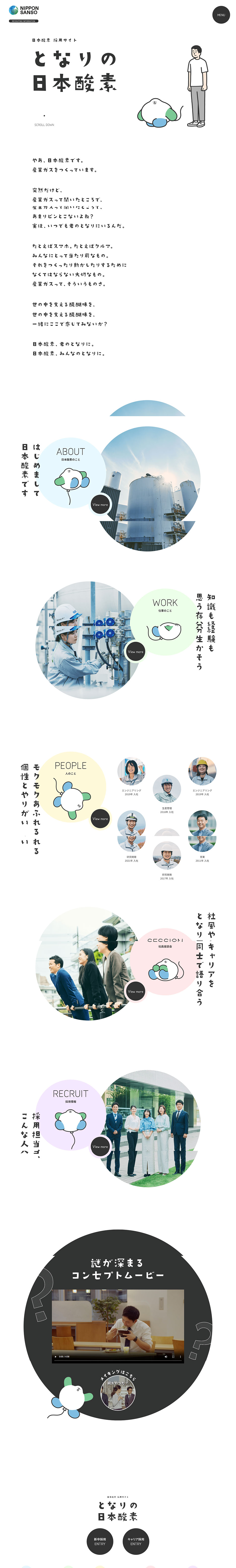 Recruitment Site LP design (recruitment / yellow / Simple) PC version