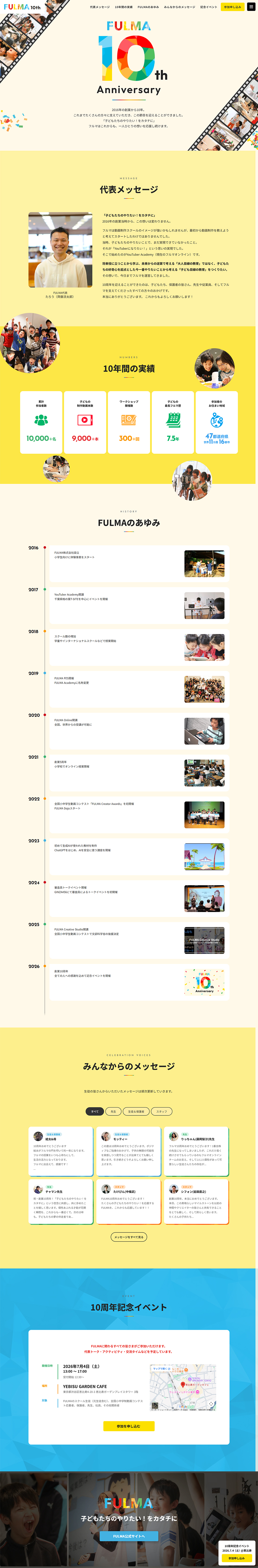 FULMA LP design (Seminars and Certifications / yellow / Cute style) PC version