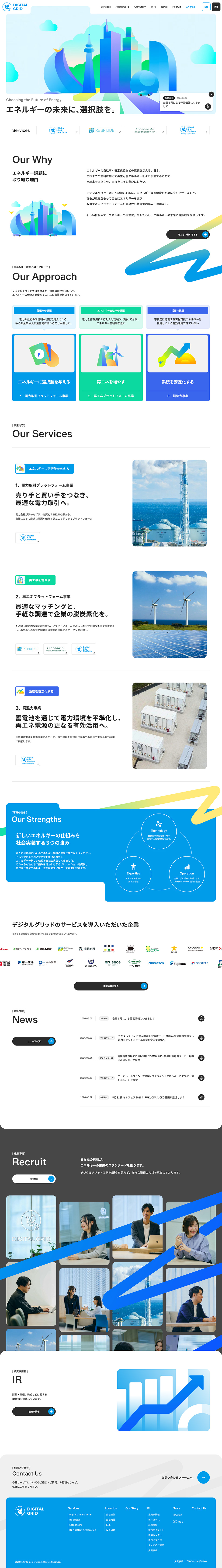 Dejitaru Guriddo Kabushiki Gaisha LP design (Businesses, companies, stores / Multi-color type / Refreshing type) PC version