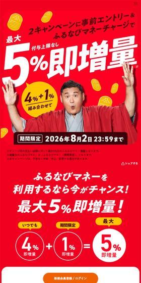 ふるなびマネーのLPデザイン（イベント・キャンペーン・体験／レッド系／シンプル系）スマホ版