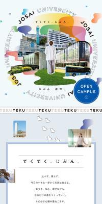 Josai Daigaku LP design (school / Multi-color type / Arts) Mobile version