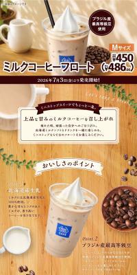 Miruku Koohii Furooto LP design (Water and Soft Drinks / Brown tones / Natural style) PC version