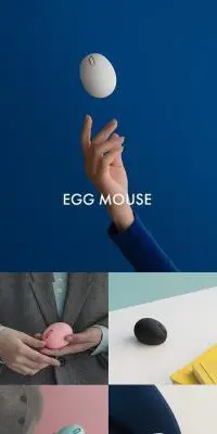 EGG MOUSEのLPデザイン（パソコン・周辺機器／ブルー系／かっこいい系）スマホ版