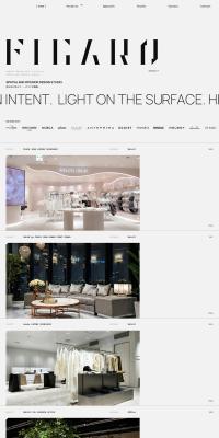 FIGARO LP design (Businesses, companies, stores / Shades of grey / Stylish type) PC version
