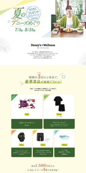 Summer Deniizu Tour LP design (Events, Campaigns, Experiences / Green tones / Cute style) PC version
