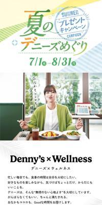 Summer Deniizu Tour LP design (Events, Campaigns, Experiences / Green tones / Cute style) Mobile version
