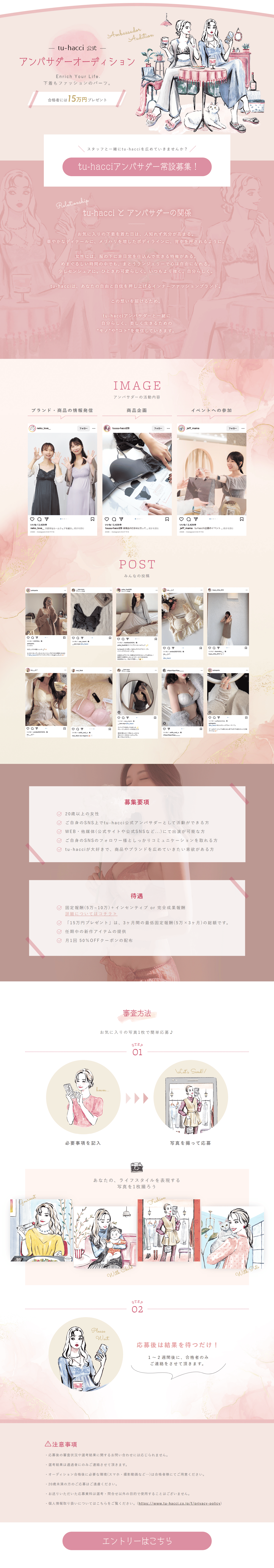 Ambassador Audition LP design (Contests and competitions / Pink shades / Manga) PC version