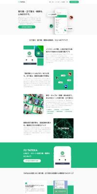 TATEKA LP design (Design, Apps, Systems / Green tones / Simple) PC version