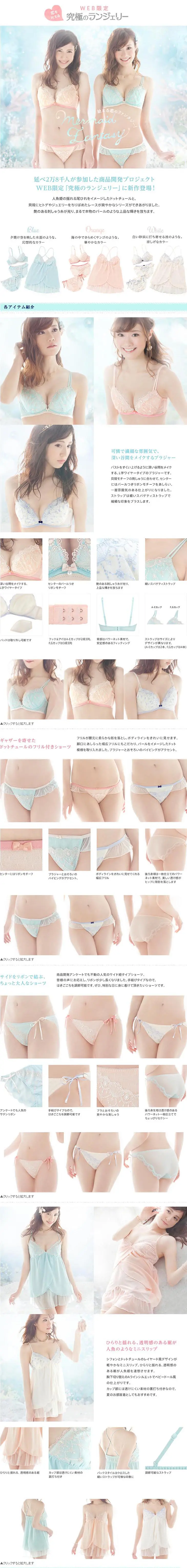 Ultimate Lingerie Gift Set LP design (Underwear and Nightwear / White-based / Cute style) PC version