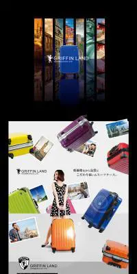 GRIFFIN LANDのLPデザイン（バッグ・小物・ブランド／ブラック系／シンプル系）PC版