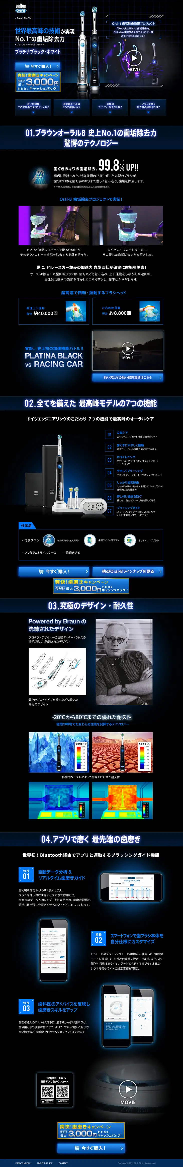 Braun Oral-B LP design (Beauty, Skincare, Fragrance / Black-colored / Cool style) PC version
