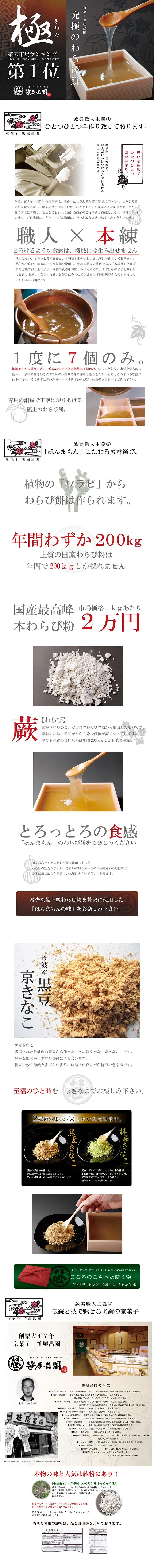 The Ultimate Hon Warabi Mochi LP design (food / White-based / Simple) PC version