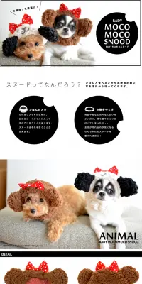 RADYスヌードのLPデザイン（ペット・花・DIY工具／ホワイト系／かわいい系）PC版