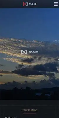 動画広告配信｢maio」のLPデザイン（インターネットサービス／ベージュ系／かっこいい系）スマホ版