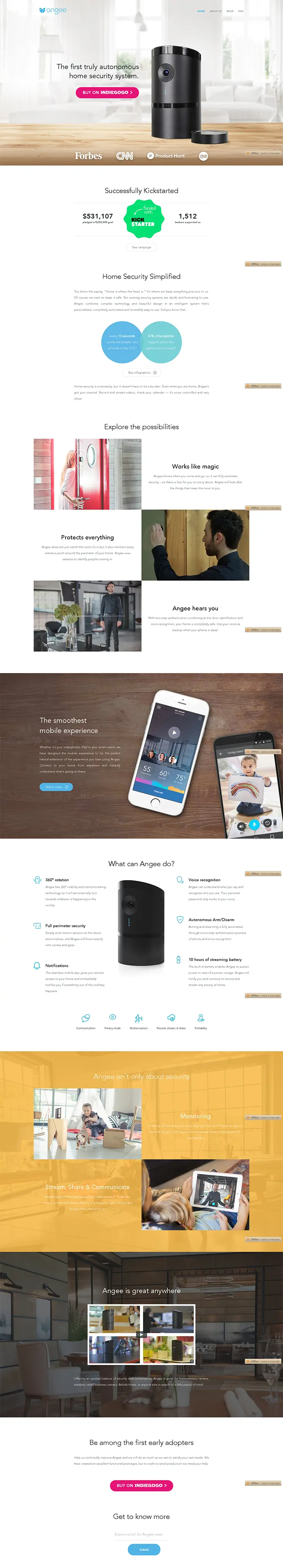 Angee LP design (Interior, furniture, and bedding / White-based / Simple) PC version