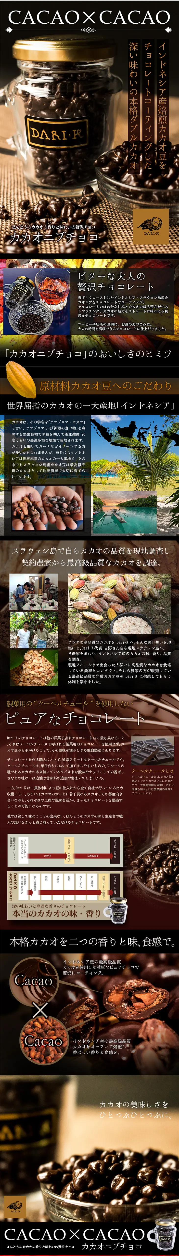 Cacao Nib Chocolate LP design (Sweets and Snacks / Black-colored / Cool style) PC version