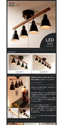 シーリングライト manisのLPデザイン（インテリア・家具・寝具／ブラック系／キレイ系）PC版