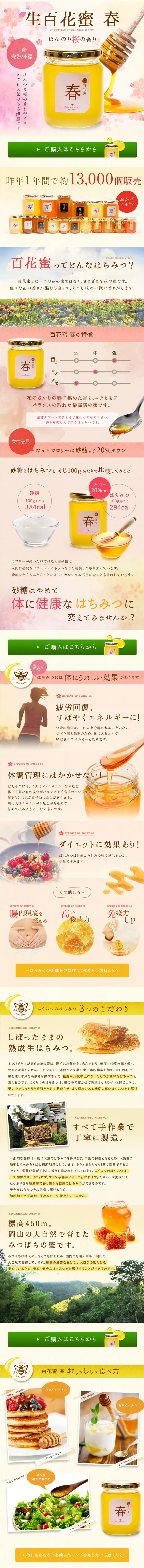 Raw Wildflower Honey - Spring LP design (food / Pink shades / Cute style) PC version