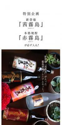 霧島5点セットのLPデザイン（飲料・お酒／ブラウン系）PC版