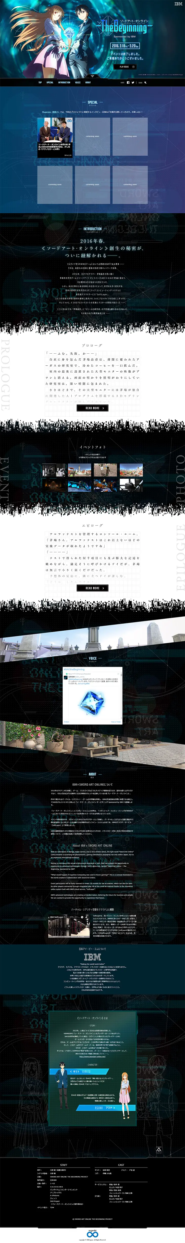 Sword Art Online The Beginning LP design (Services, Insurance, and Finance / Black-colored / Cool style) PC version