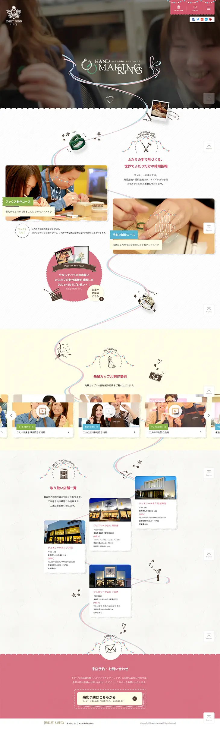 Handmade ring LP design (fashion / White-based / Cute style) PC version