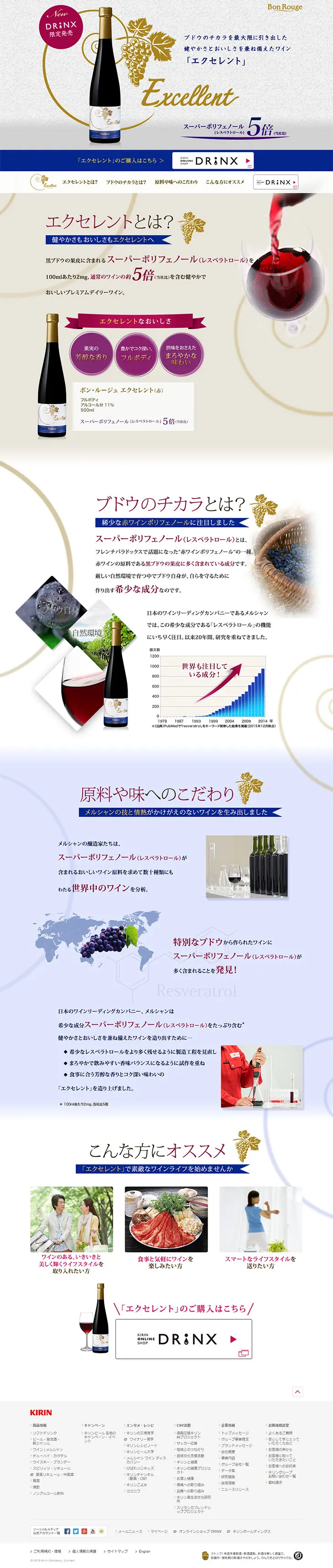 Bon Rouge Excellent LP design (Beverages and Alcohol / White-based / Simple) PC version