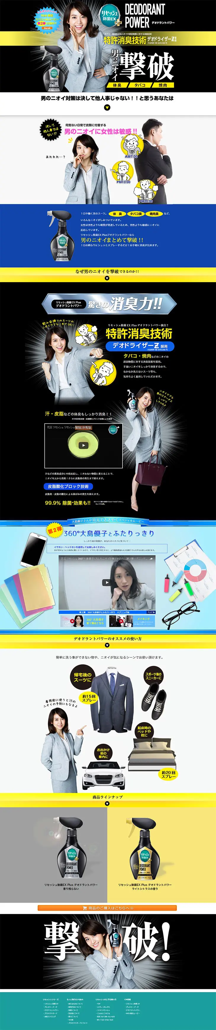 Deodorizing Power | Kao Resesh LP design (goods / Black-colored / Strong) PC version