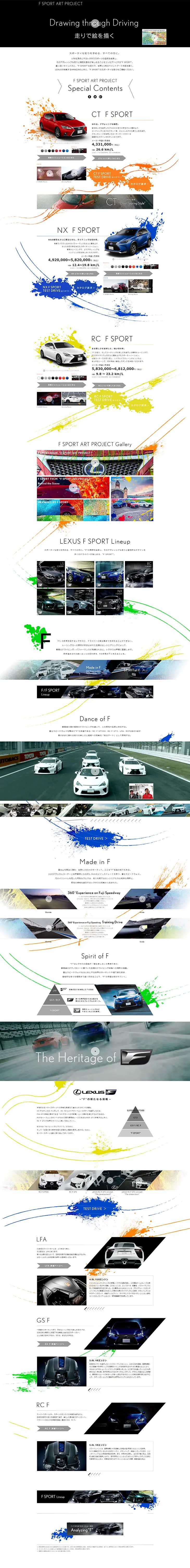 F SPORT ART PROJECT LP design (Cars, Motorcycles, Bicycles / White-based / Simple) PC version