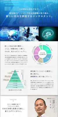 株式会社NTTデータ経営研究所求人のLPデザイン（求人・採用関連／ホワイト系／シンプル系）PC版