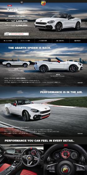 THE ABARTH SPIDER IS BACK.