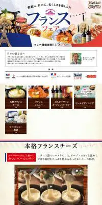 世界のいいものイオンから。イオン ワールドフェスタ！のLPデザイン（食品／ブラウン系／キレイ系）PC版