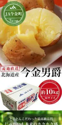 じゃがいも 今金男爵のLPデザイン（フルーツ・果物・野菜／ベージュ系／信頼・安心系）PC版