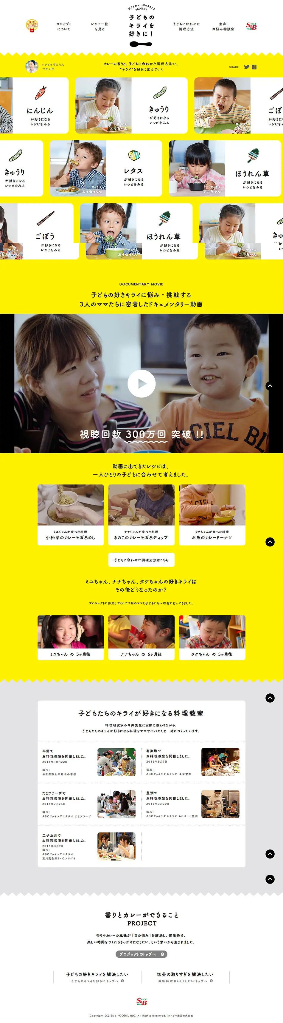 From Kids' Dislikes to Likes! LP design (Internet service / yellow / Cute style) PC version