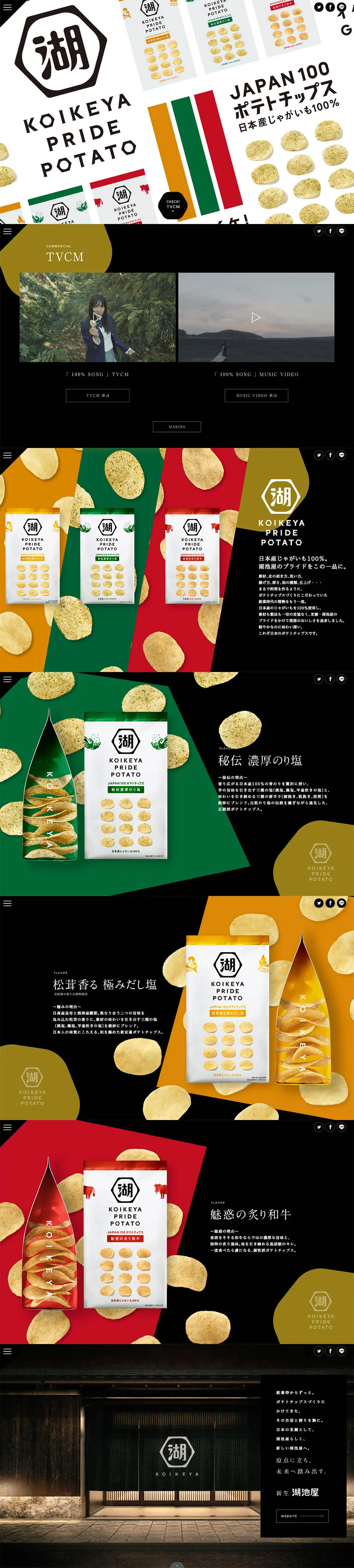 KOIKEYA PRIDE POTATO LP design (Sweets and Snacks / Multi-color type / Cool style) PC version