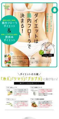 ラクトジンジャー 酵素粒zのLPデザイン（健康・美容食品・サプリ／グリーン系／シンプル系）PC版