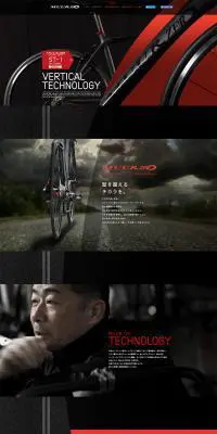 MUUR ZEROのLPデザイン（車・バイク・自転車／ブラック系／かっこいい系）PC版