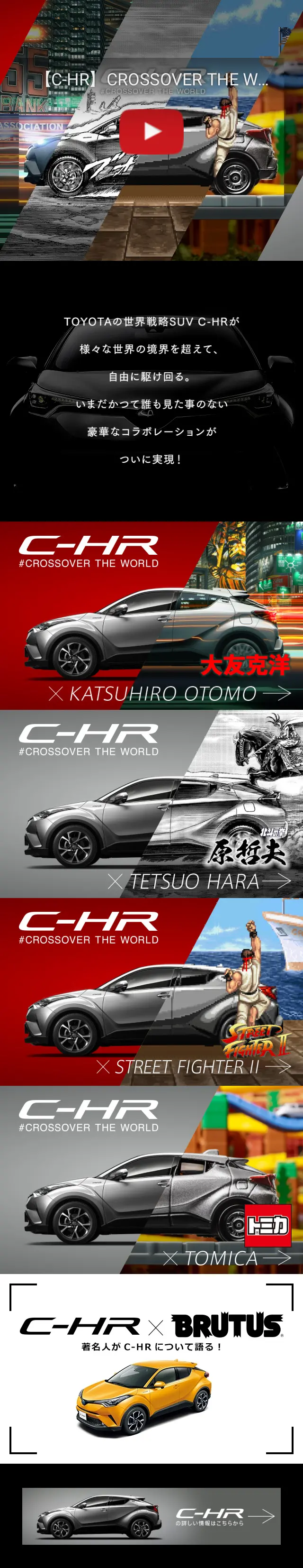 C-HR LP design (Cars, Motorcycles, Bicycles / Multi-color type / Cool style) Mobile version
