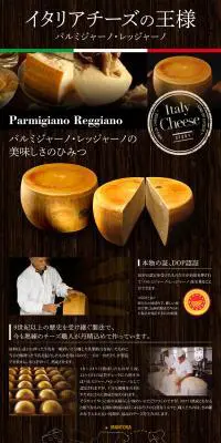パルミジャーノ・レッジャーノのLPデザイン（食品／ブラウン系）PC版