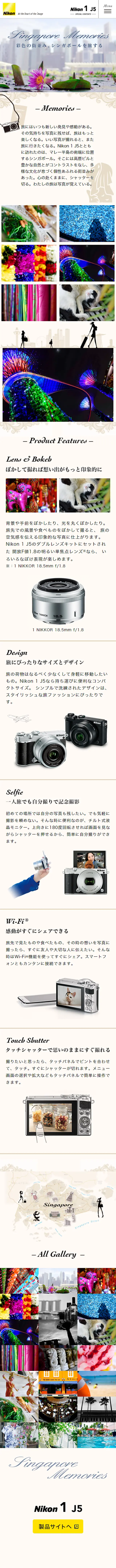 Nikon SPECIAL CONTENTS LP design (pc / Beige tones / Arts) Mobile version