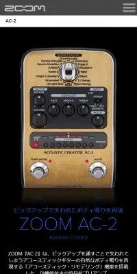 AC-2のLPデザイン（家電・パソコン・通信機器／ブラウン系／かっこいい系）スマホ版