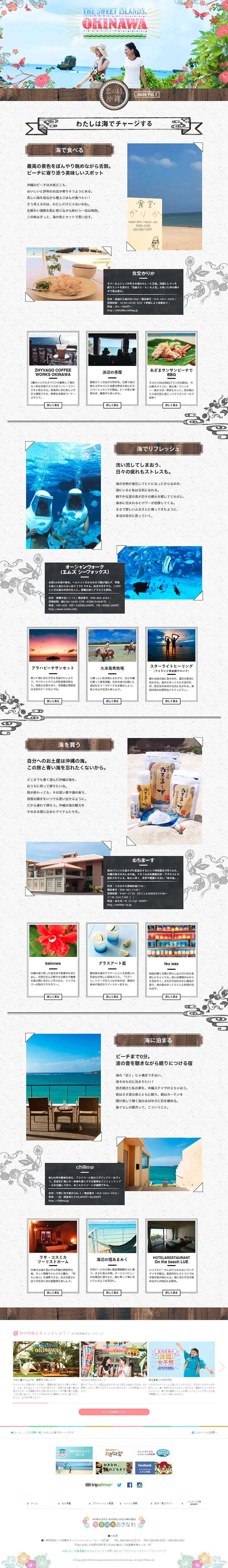 Okinawa, the Island of Love LP design (Travel & Outdoor / Brown tones / Simple) PC version
