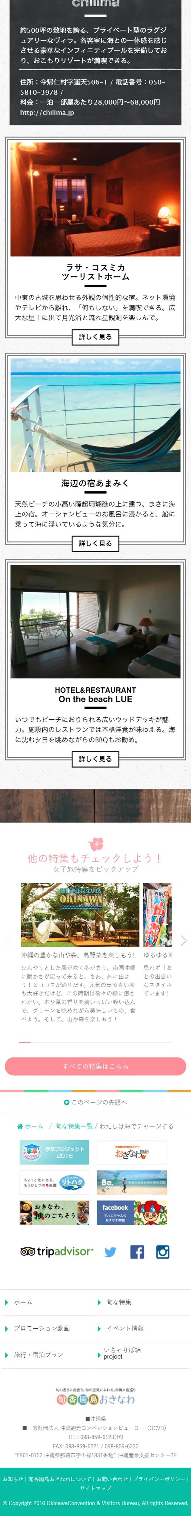 Okinawa, the Island of Love LP design (Travel & Outdoor / Brown tones / Simple) Mobile version