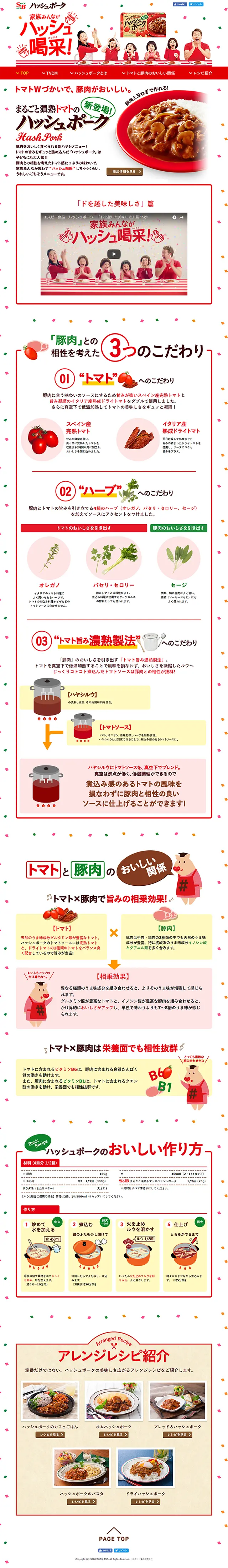 Hash Pork LP design (food / Red tones / Cute style) PC version