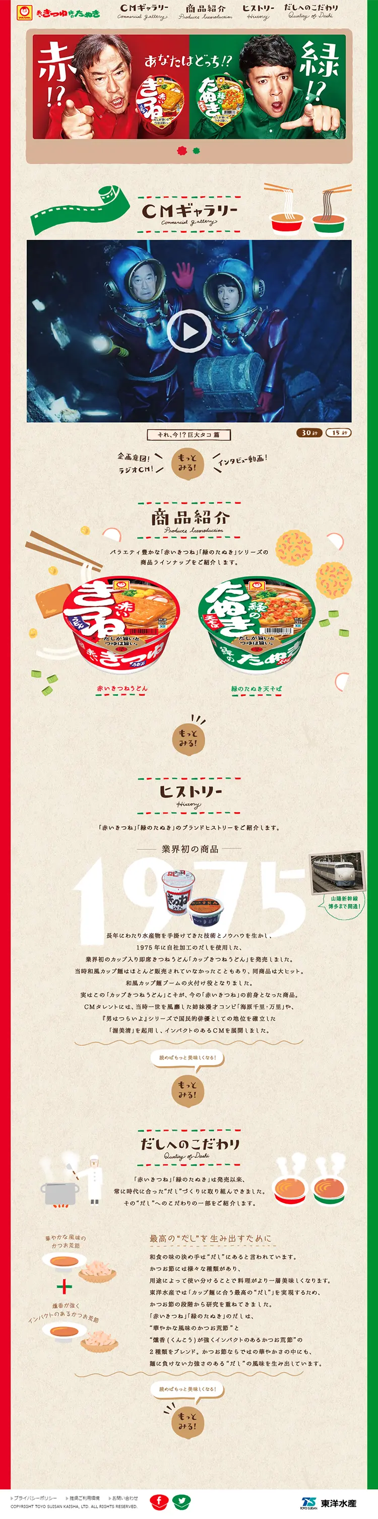 Akai Kitsune Midori no Tanuki LP design (food / Beige tones / Cute style) PC version