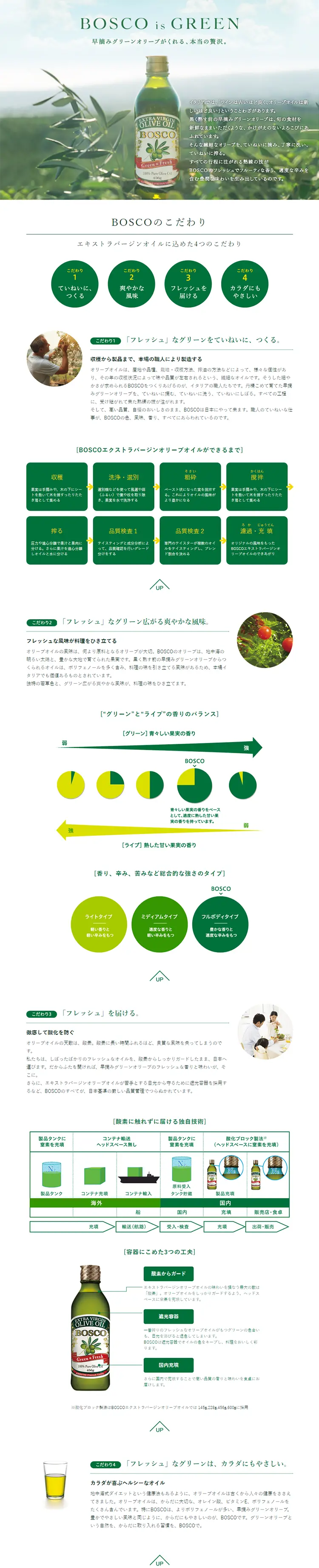 BOSCO LP design (food / Green tones / Lively type) PC version