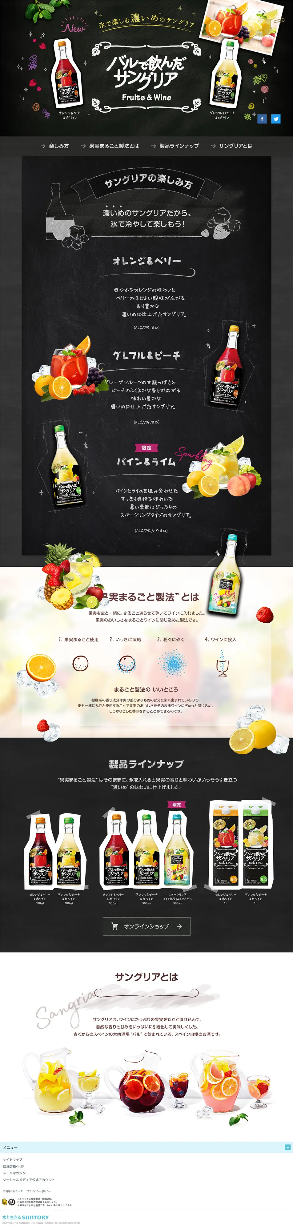 Sangria LP design (Beverages and Alcohol / Black-colored / Cute style) PC version